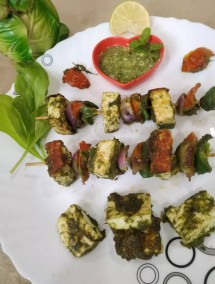 Paneer green Tikka
